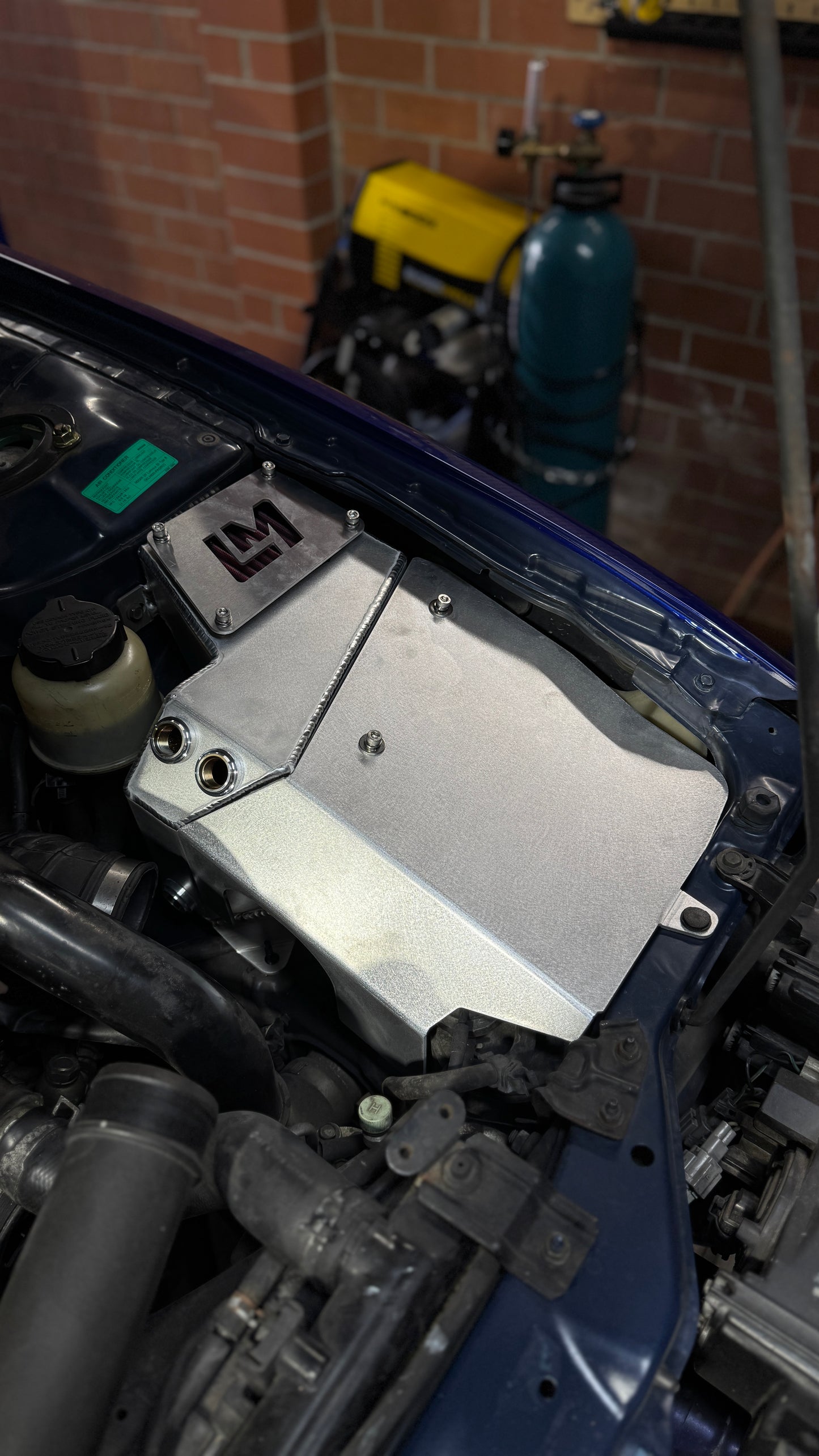 Nissan S15 Catch Can and Airbox Combo