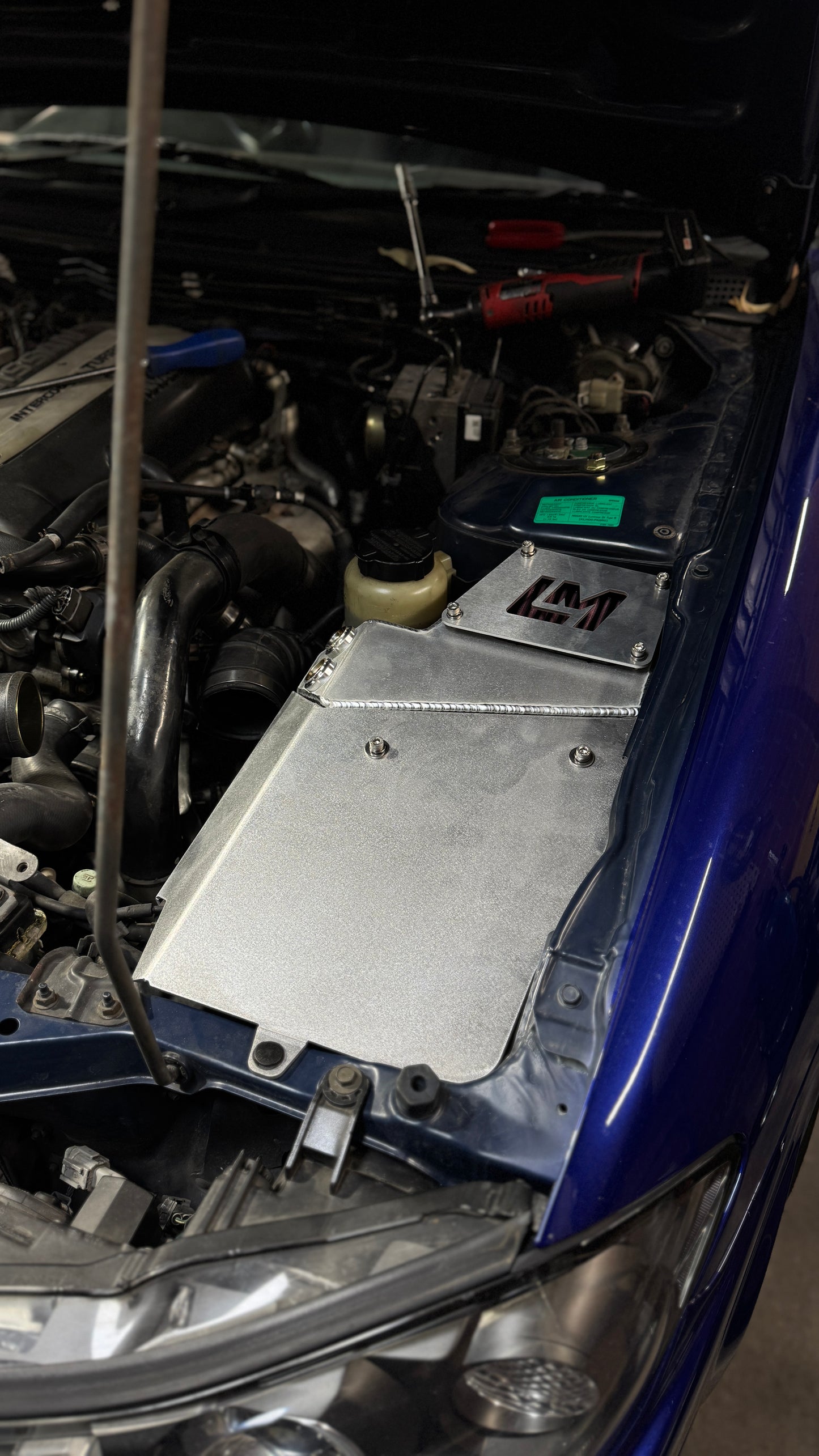 Nissan S15 Catch Can and Airbox Combo